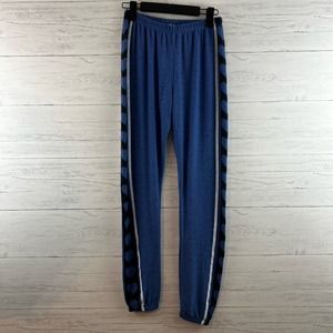 Wildfox Blue Hearts Desire Jogger Sweat Pants Size S